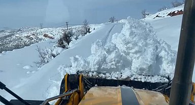 Siirt'te kardan kapanan 120 köy yolunun 105'i açıldı
