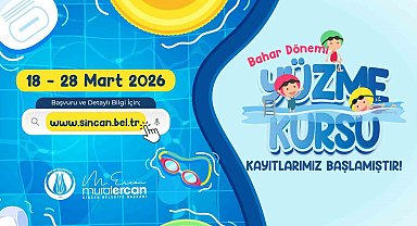 Sincan Belediyesi'nin bahar dönemi yüzme kurs kayıtları başladı, son tarih 28 Mart