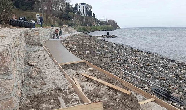 Sinop'ta Kadınlar Plajı çalışması