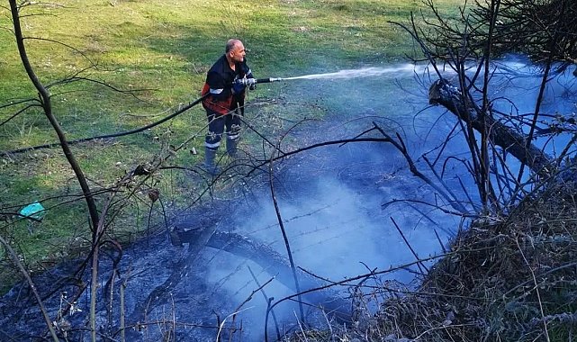 Sinop'ta yangın paniği