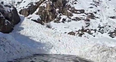 Şırnak-Hakkari kara yolu çığ nedeniyle ulaşıma kapandı