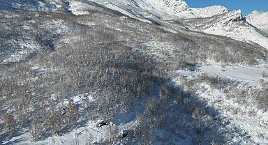 Şırnak'ta kar sonrası dağlar beyaza büründü
