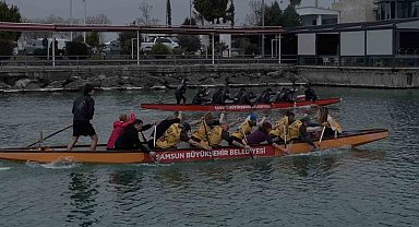 Sisli havaya rağmen kıyasıya rekabet: Dragon Boat Ligi'nde Mart heyecanı