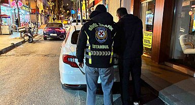 Şişli'de araca saldıran sürücüye 192 bin 719 lira para cezası kesildi