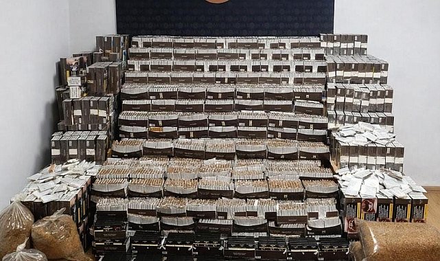 Sivas'ta on binlerce makaron ele geçirildi