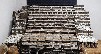 Sivas'ta on binlerce makaron ele geçirildi