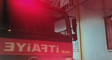 Söke'de gece yarısı mutfak yangını paniğe neden oldu