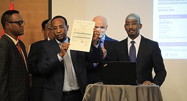 Somali'de "Ergun Reis A" gemisine uluslararası balıkçılık lisansı verildi