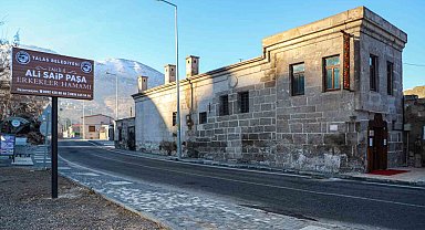 Talas'ın tarihi hamamına ilgi büyük