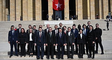 Tarihi Alan Başkanlığı heyetinden Anıtkabir ziyareti