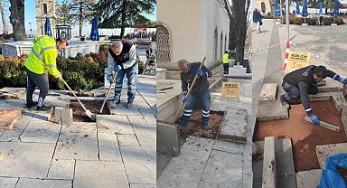 Tarihi Tophane Meydanı yenilendi