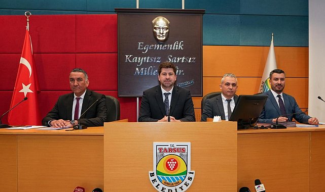 Tarsus Belediyesi Meclisinde yatırım, dayanışma ve yeni projeler öne çıktı