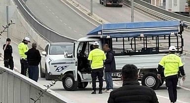 Tarsus'ta denetimde kaçan sürücüye 140 bin lira ceza kesildi