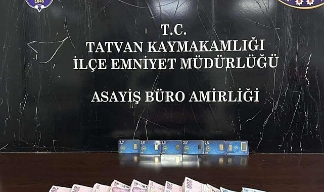 Tatvan'da sahte altın operasyonu: 3 şüpheli gözaltında