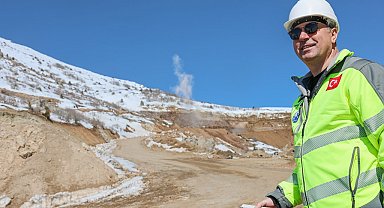 Tecer Taş Kırma ve Eleme Tesisi'nde yeni sezonun ilk patlatması yapıldı