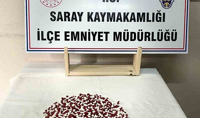 Tekirdağ'da 657 adet uyuşturucu hap ele geçirildi