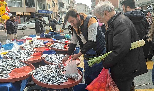 Tekirdağ'da hamsi 50 TL'ye düştü