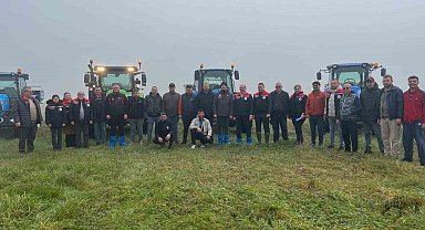 Tekirdağ'da meralarda gübreleme çalışması başladı