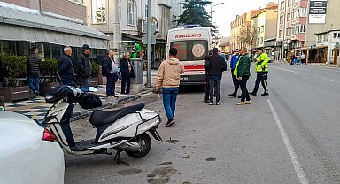 Tekirdağ'da motosiklet devrildi: 1 yaralı