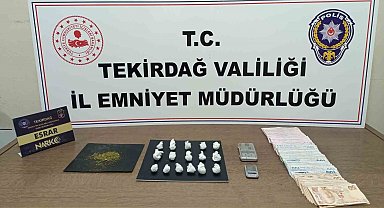 Tekirdağ'da narkotik uygulamalarında 172 kişiye adli işlem