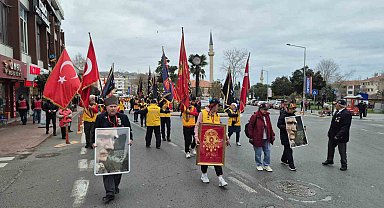 Tekirdağ'dan Çanakkale'ye yürüyorlar