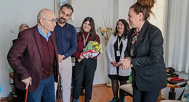 Tepecik Eğitim ve Araştırma Hastanesi'nden Kıbrıs gazisine vefa ziyareti