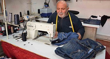 Tercan'da terzilerin bayram mesaisi