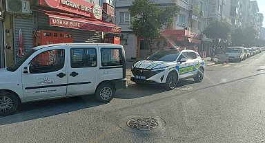 Ticari araçla çarpışan motosiklet sürücüsü yaralandı