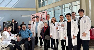 Tıp Fakültesi öğrencilerinden hipertansiyon farkındalığı etkinliği