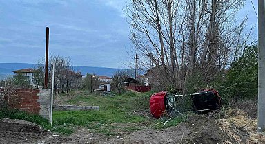 Tokat'ta alkollü sürücü emanet aldığı araçla takla attı: İki kardeş yaralandı