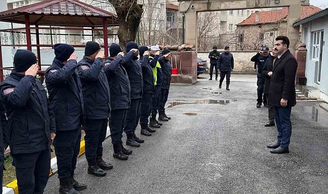 Tomarza'da güvenlik güçleriyle bayramlaşma ziyareti