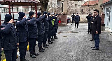 Tomarza'da güvenlik güçleriyle bayramlaşma ziyareti