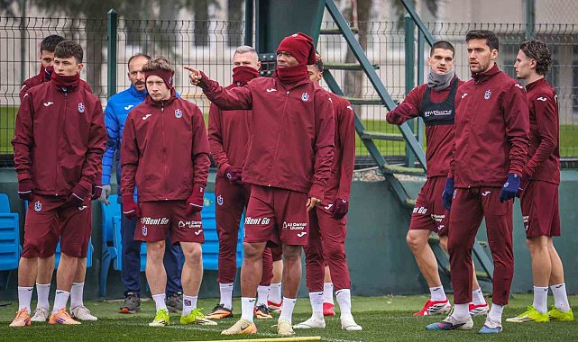Trabzonspor ara vermeden Eyüpspor maçı hazırlıklarına başladı