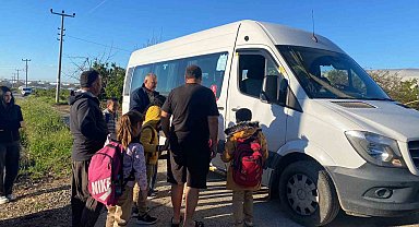 Traktör kasalarında eğitim yolculuğunda mutlu son