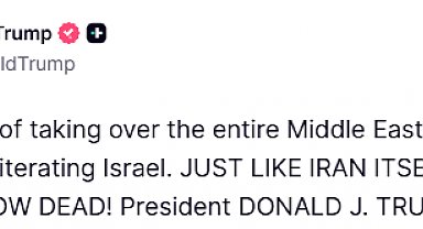 Trump: "İran'ın kendisi gibi, Orta Doğu'daki planları da öldü"