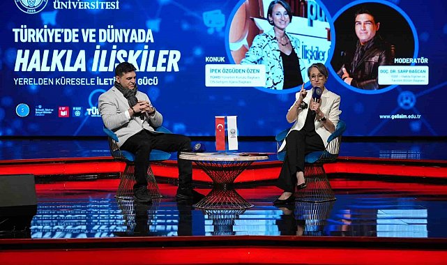 TÜHİD Başkanı İpek Özgüden Özen, İstanbul Gelişim Üniversitesi'nde halkla ilişkilerin geleceğini anlattı