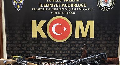 Tunceli'de ruhsatsız silah operasyonu: 6 şüpheli yakalandı
