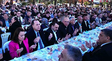 Turgutlu'da yüzlerce kişi iftar sofrasında buluştu