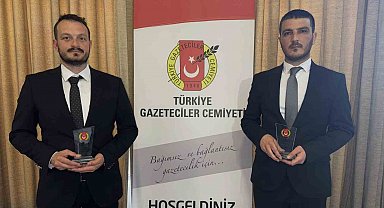 Türkiye Gazeteciler Cemiyeti'nden İHA'ya ödül
