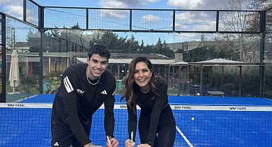 Türkiye'de padel branşındaki ilk sporcu sponsorluğu anlaşması