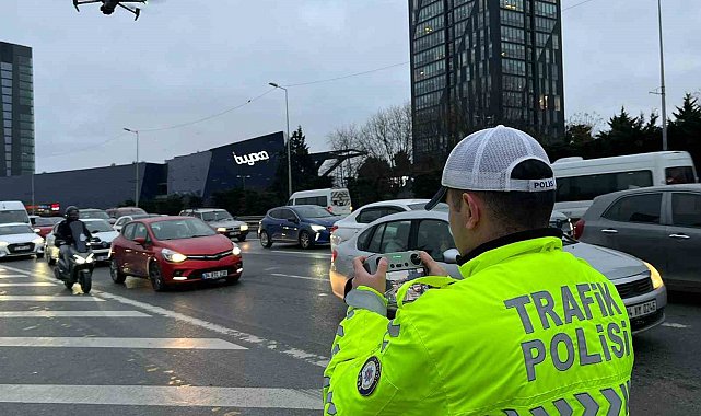 Ümraniye'de dron destekli "kaynak" uygulaması gerçekleştirildi