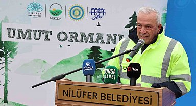 Unçukuru Mahallesi'nde atıl arazi Umut Ormanı'na dönüşüyor