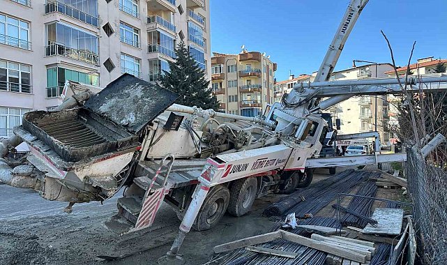 Uşak'taki beton pompası kazasında 3 kişi tutuklandı
