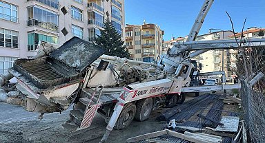 Uşak'taki beton pompası kazasında 3 kişi tutuklandı