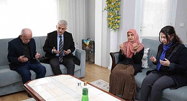 Vali Makas şehit ailelerini yalnız bırakmıyor