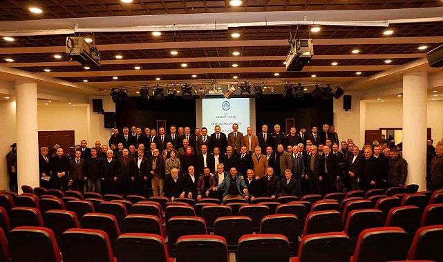 Vali Şahin Akçaabat'ta muhtarlarla buluştu