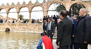 Vali Şıldak Balıklıgöl'de incelemelerde bulundu
