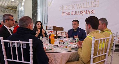Vali Sözer, orman, itfaiye ve AFAD personeliyle iftarda buluştu