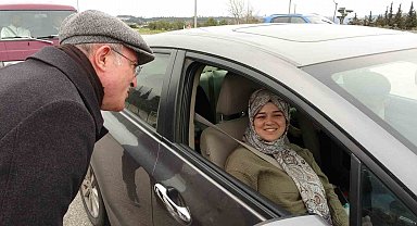 Vali Toraman, trafik denetimlerine katıldı