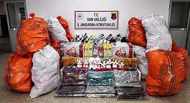 Van'da 9 milyon 903 bin TL değerinde kaçak malzemeler ele geçirildi